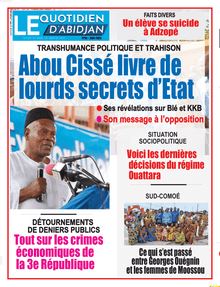 Le Quotidien d Abidjan n°4289 -