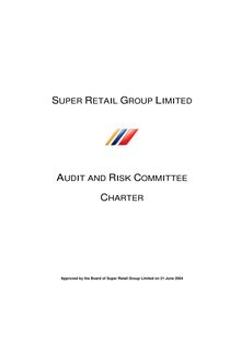 Audit & Risk Compliance Committee Charter