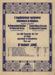 Partition couverture couleur, 6 Concert Etudes, Op 16, Vieuxtemps, Henri