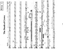 Partition basson 1, pour Death of Crowe, a minor, Robertson, Ernest John