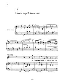Partition complète, Canto napoletano, Tosti, Francesco Paolo