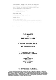 The Nigger Of The "Narcissus" - A Tale Of The Forecastle