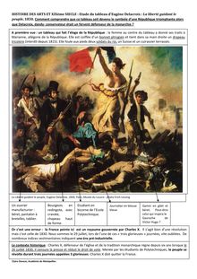 Eugène Delacroix, La Liberté guidant le peuple - HISTOIRE DES ARTS ...