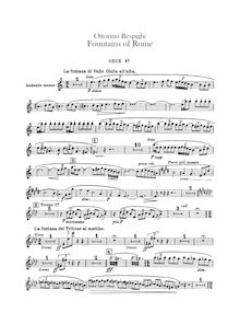 Partition hautbois 1, 2, anglais cor, Le Fontane di Roma, Fountains of Rome