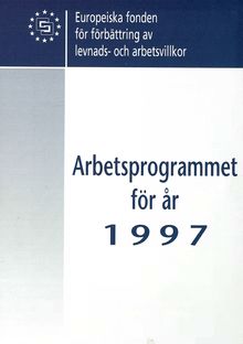 Arbetsprogrammet för år 1997