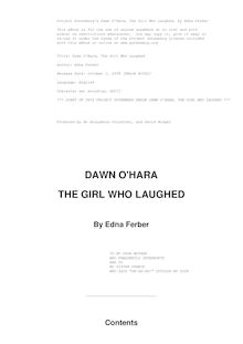 Dawn O Hara, the Girl Who Laughed