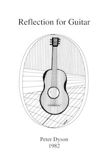 Partition complète, Educational Study - Reflection pour guitare