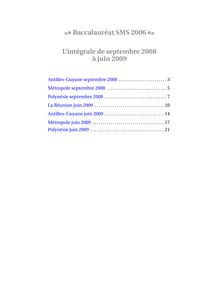 Baccalauréat SMS 2006