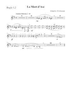Partition Flugelhorn 1/2 (B♭), Peer Gynt  No.1, Op.46, Grieg, Edvard