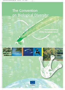 The convention on biological diversity