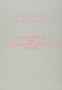 Compendium of Community monetary texts