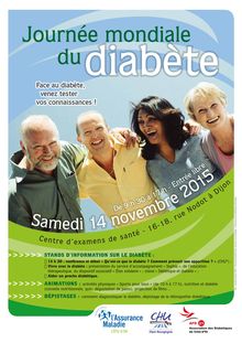 Affiche Journée Mondiale du Diabète Dijon