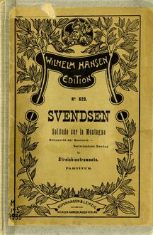 Partition couverture couleur, Sæterjentens Søndag, The Herdgirl s Sunday par Ole Bull