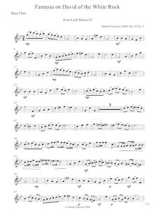 Partition basse flûte parties, Ludi Musici II, Grayson, Martin