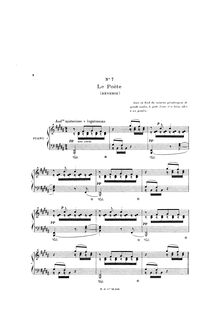 Partition No.7 Le poèteRêverie, Avril, poème pour piano, Suite pour piano