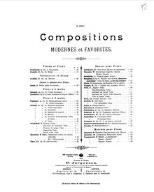 Partition complète, Scherzino, Op.52, A major, Grodzky, Boleslav
