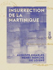 Insurrection de La Martinique - 22 septembre-1er octobre 1870