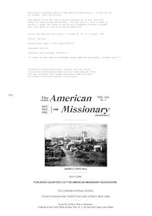The American Missionary — Volume 54, No. 3, October, 1900