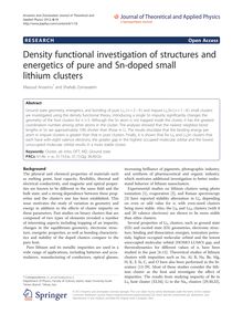 Density functional investigation of structures and energetics of pure and Sn-doped small lithium clusters
