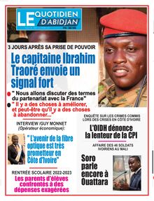 Le Quotidien d’Abidjan n°4215 - du mardi 4 octobre 2022
