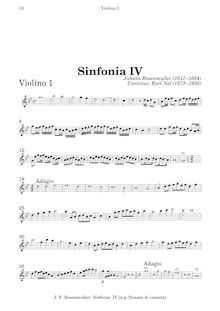 Partition corde partsViolins I, II, III (=altos I), altos I, II, Violotta/Octave violons (=altos II), violoncelles, Basses, Sonate e Sinfonie da camera