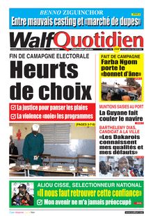 Walf Quotidien n°8948 - du 22 au 23 janvier 2022