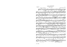 Partition parties complètes, corde quatuor No.1, Op.63, D major