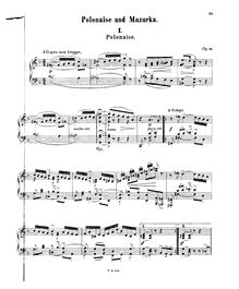 Partition complète, 2 Polish Dances, Op.16, Scharwenka, Xaver par Xaver Scharwenka