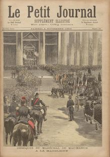 LE PETIT JOURNAL SUPPLEMENT ILLUSTRE  N° 154 du 04 novembre 1893