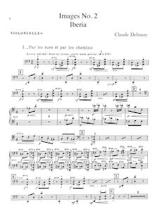 Partition violoncelles, Images, Debussy, Claude par Claude Debussy