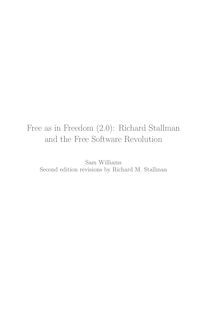 download a PDF copy of Free as in - Free as in Freedom (2.0 ...
