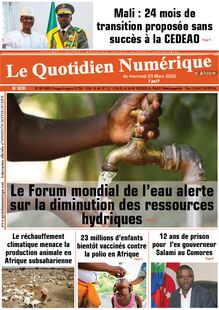Le Quotidien Numérique d’Afrique n°1891 - du mercredi 23 mars 2022
