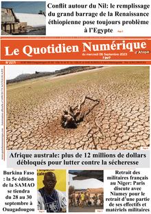 Le Quotidien Numérique d Afrique N 2271 - du 06/09/2023