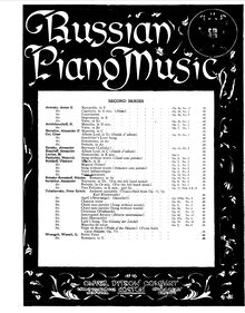 Partition , Valse miniature, Stimmungs-Skizzen, Op.10, Rebikov, Vladimir