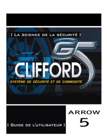 Notice Système de voiture sécurité Clifford  Arrow 5