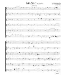 Partition Fantasia, VdGS No.97 - partition complète (Tr Tr T T B B), Air et fantaisies pour 6 violes de gambe