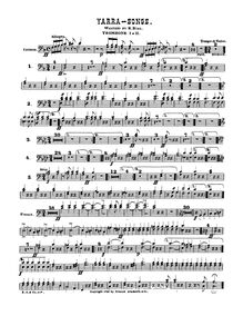 Partition 3 Trombones, Yarra chansons valses, F major, Bial, Rudolf