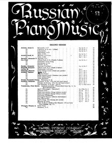 Partition , Marche, Sept morceaux, Op.5, Rebikov, Vladimir par Vladimir Rebikov