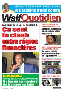 Walf Quotidien n°8735 - du vendredi 07 mai 2021
