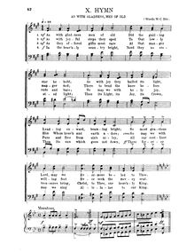 Partition , Hymn: As avec Gladness Men of Old, pour Story of Christmas