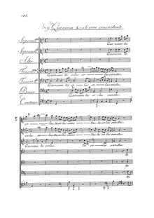 Partition , Quoniam - a 6 voci concertante, Missa à 16 voci en Quattro Cori