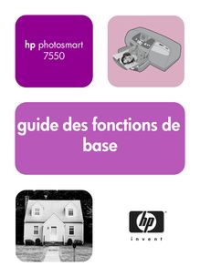 Notice Imprimantes HP  Photosmart 7550