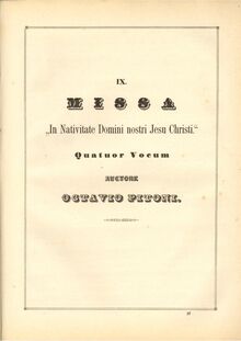 Partition Kyrie et Gloria (color scan), Missa en Nativitate Domini nostri