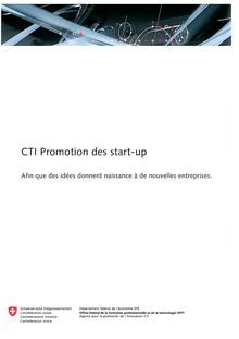 CTI Promotion des start-up