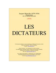 Les dictateurs