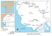 Carte de localisation du Mont Cameroun