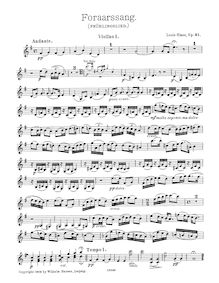 Partition parties complètes, Frühlingslied, Op.31, Spring Song, Op.31 or Foraarssang, Op.31 or Chant du Printemps, Op.31