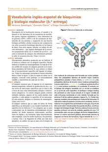 Vocabulario inglés-español de bioquímica y biología molecular (6.a entrega)