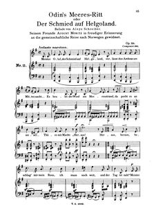 Partition complète (filter), Odins Meeres-ritt, Op.118