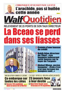 Walf Quotidien N°9431 - Du 07/09/2023